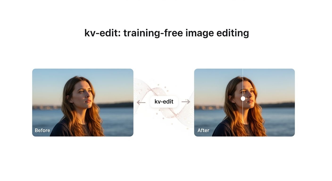 Kv edit training free image editing for image 3