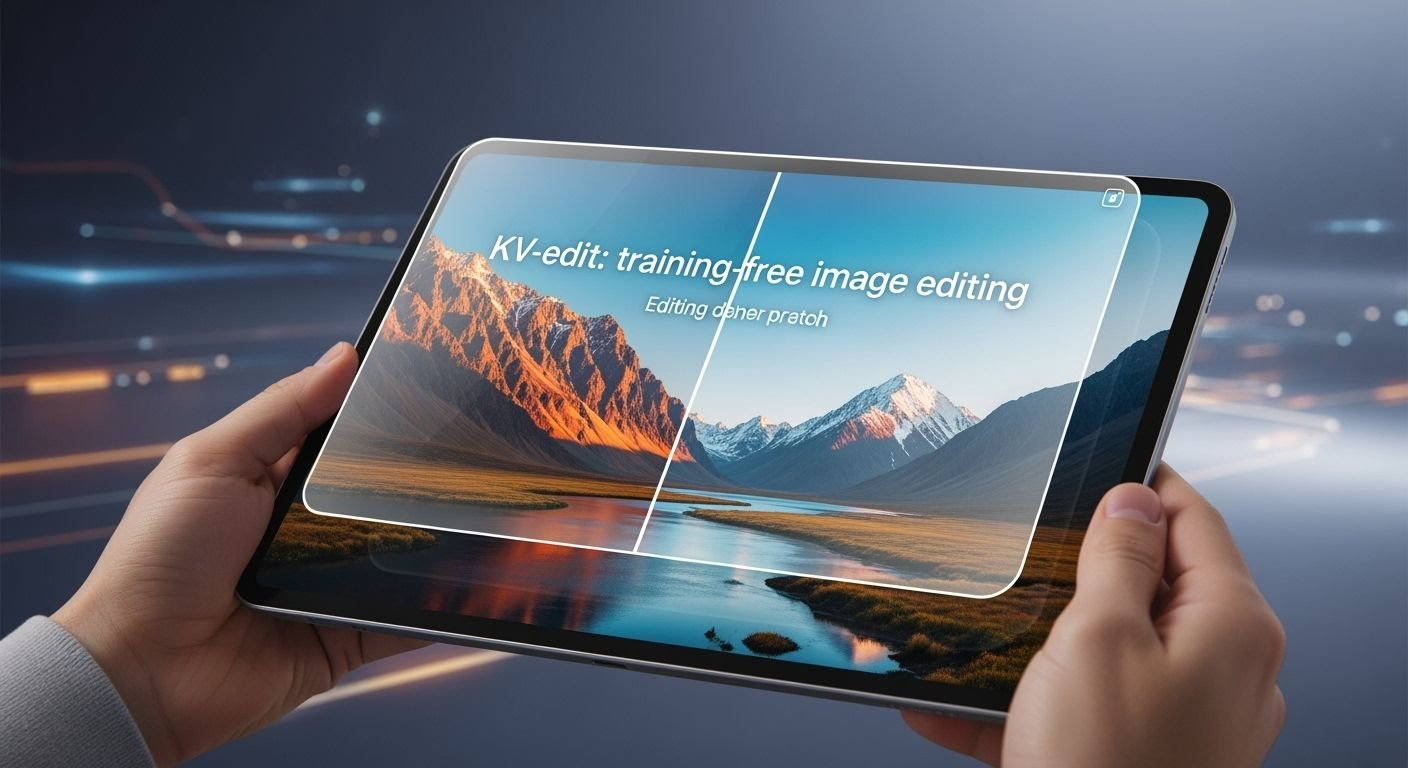 Kv edit training free image editing for image