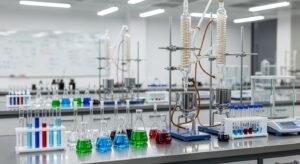 Laboratory background image