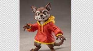 Labubu figure image png transparent image 3