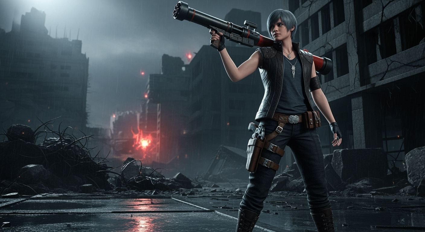 Lady dmc pc background image