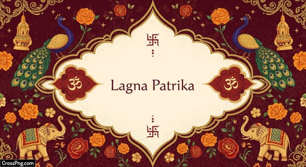 Lagna patrika design background image 2