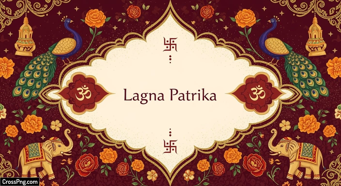 Lagna patrika design background image 2
