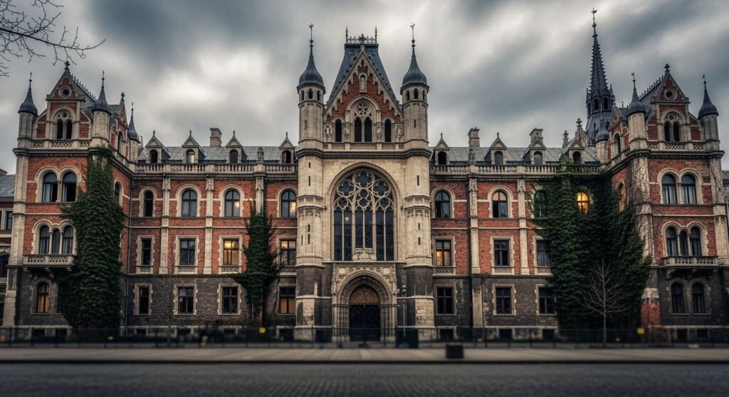 Large old building background image 2
