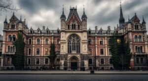 Large old building background image 2