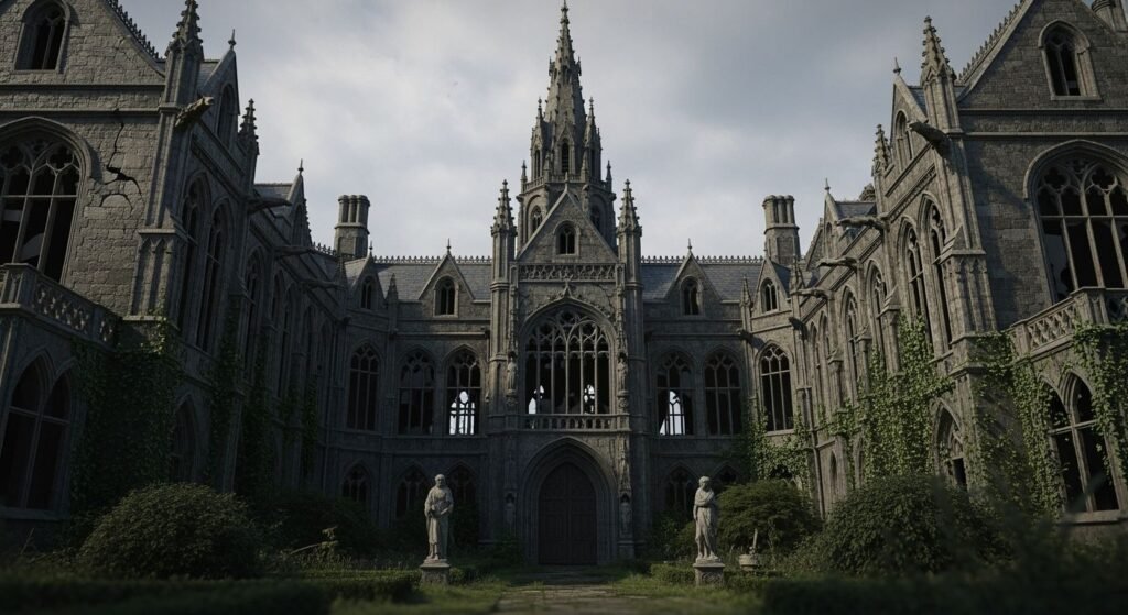 Large old building background image 4