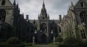 Large old building background image 4