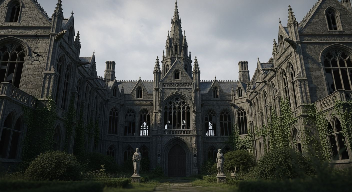 Large old building background image 4