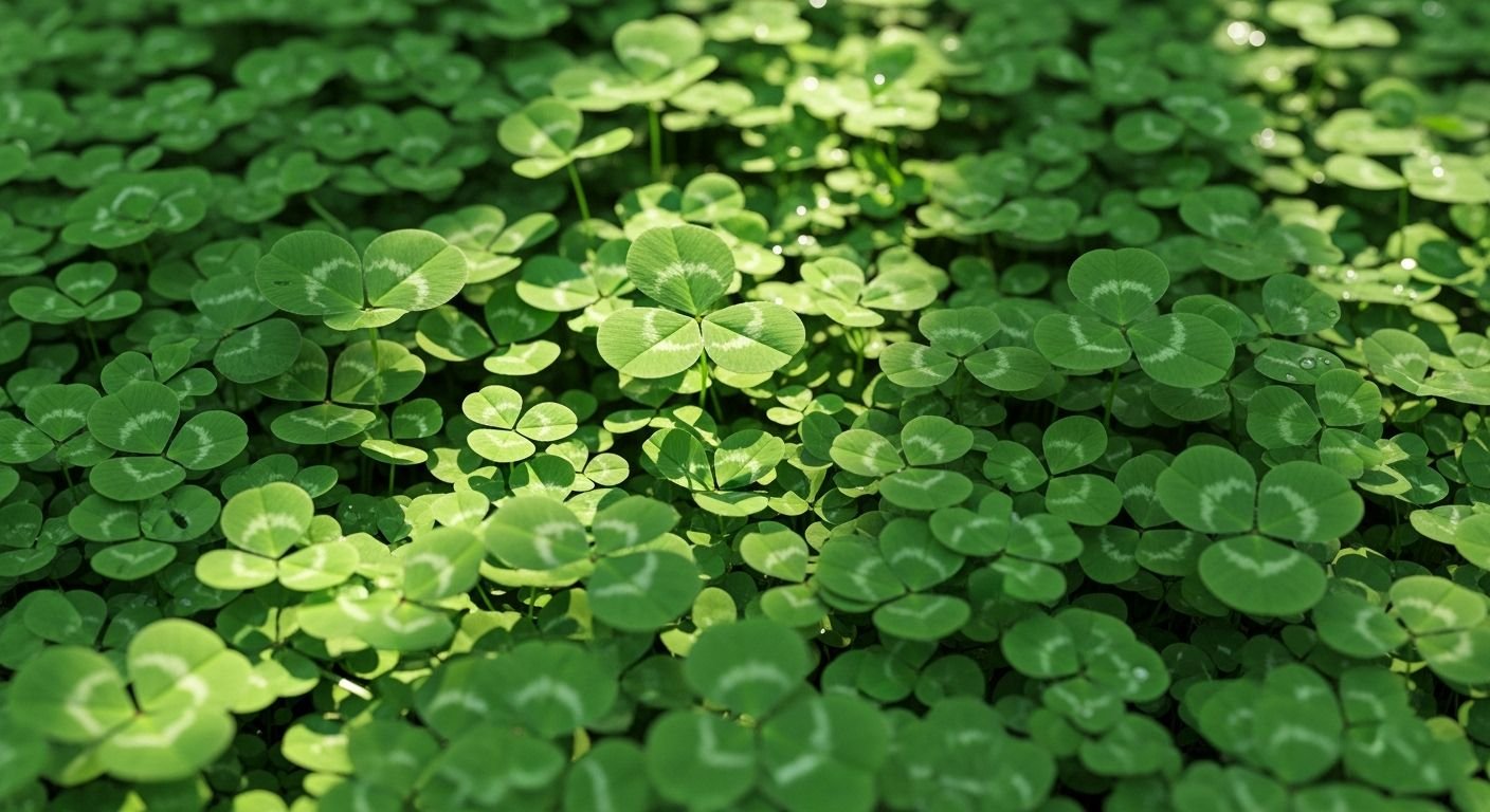 Leaf clover background image 2