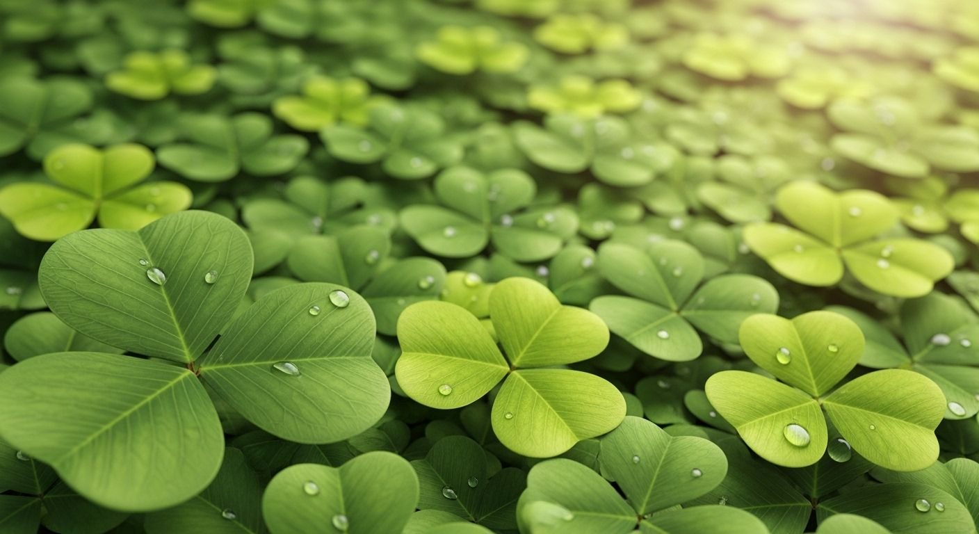 Leaf clover background image 4