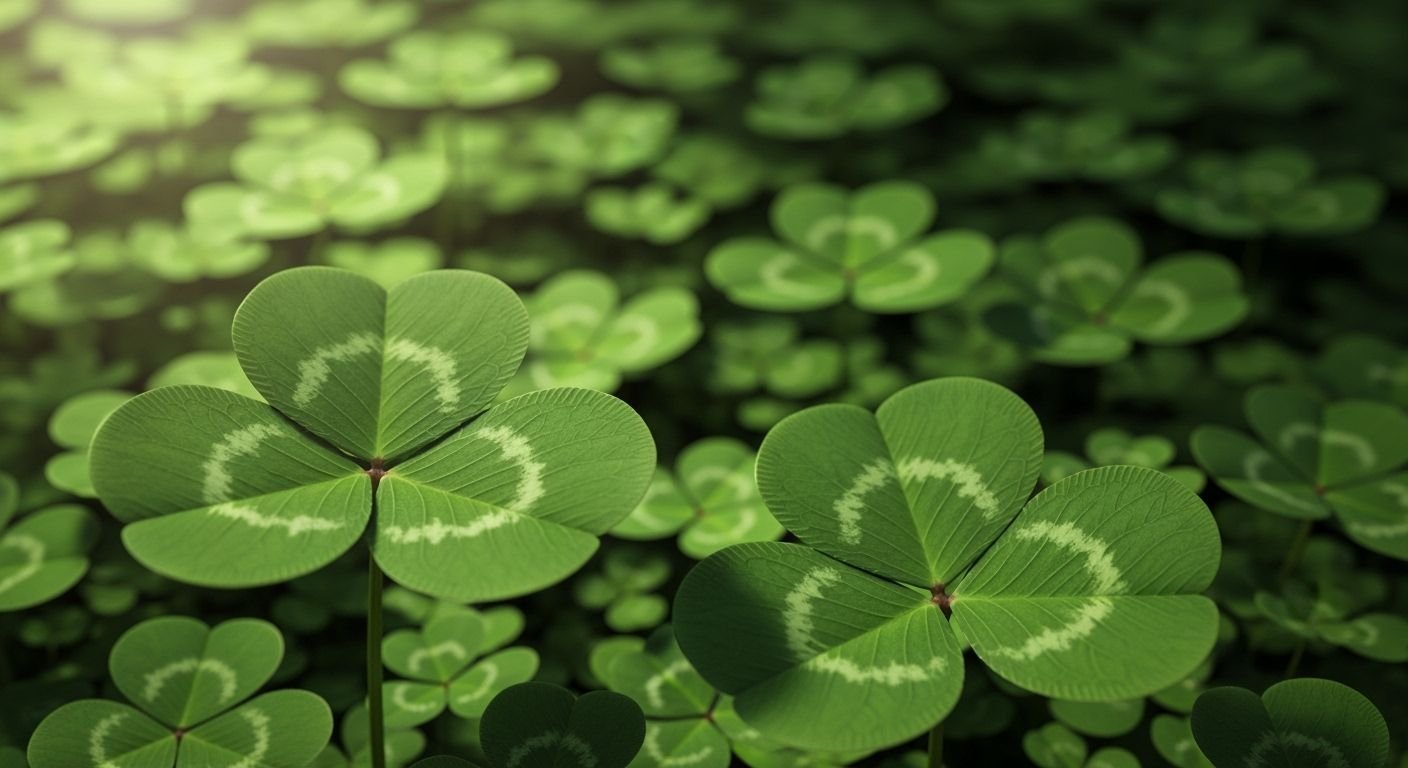 Leaf clover background image