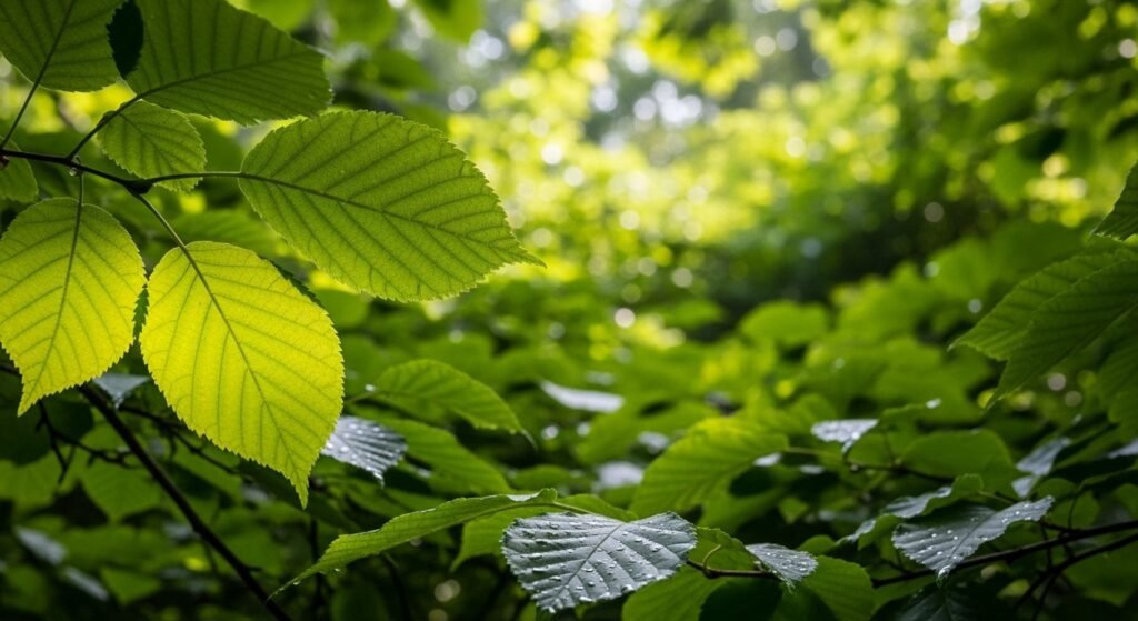 Leaves background image 2