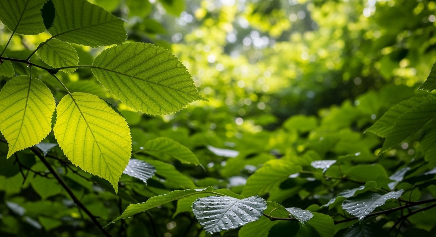 Leaves background image 2