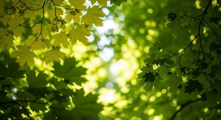 Leaves background image 4