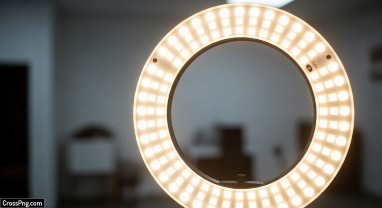 Led ring light background image