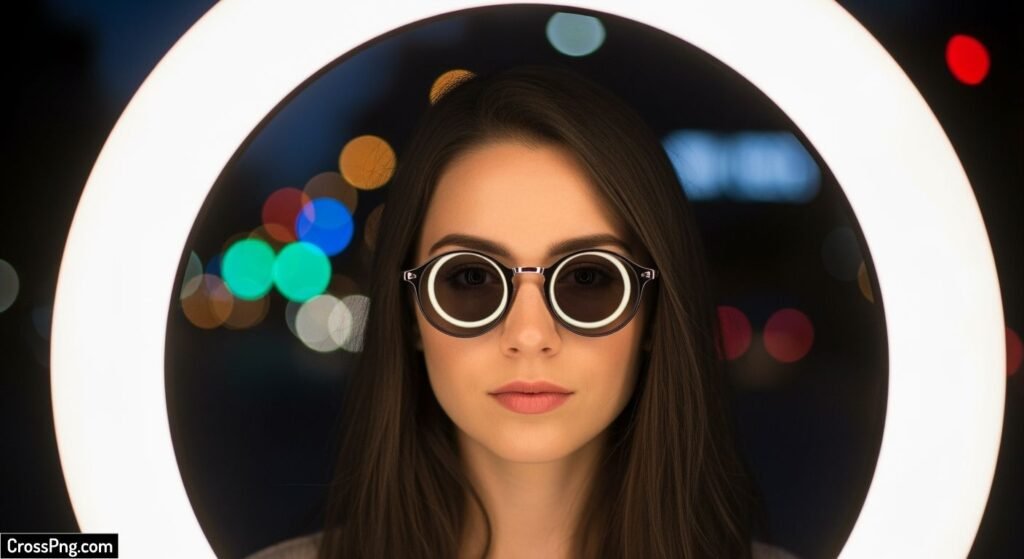 Led ring light background image 3