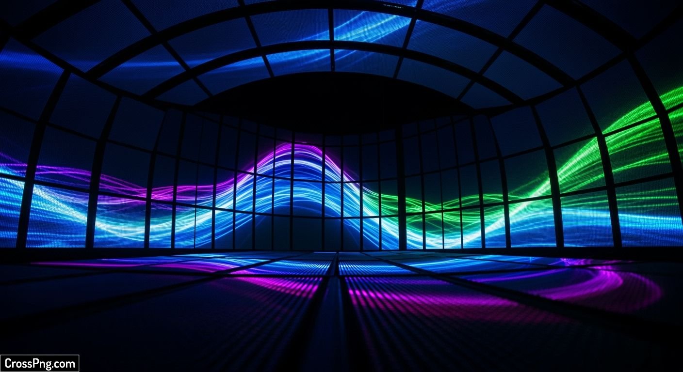 Led screen background image 3