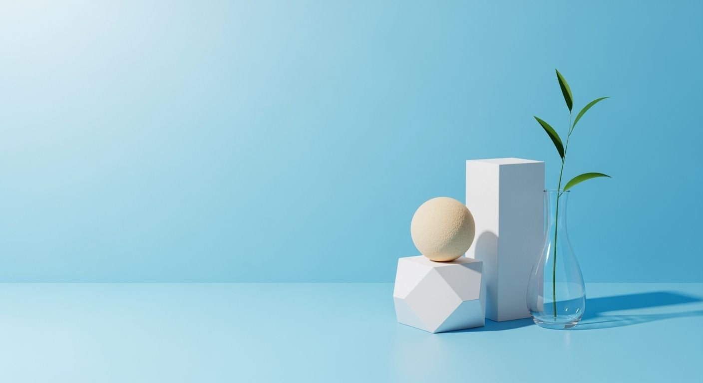 Light blue background aesthetic image 2