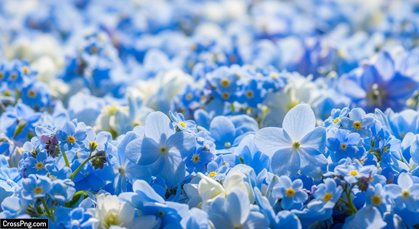 Light blue flower background image