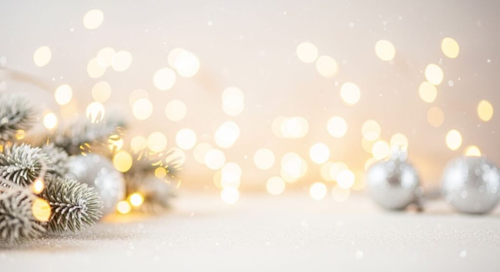 Light christmas background image