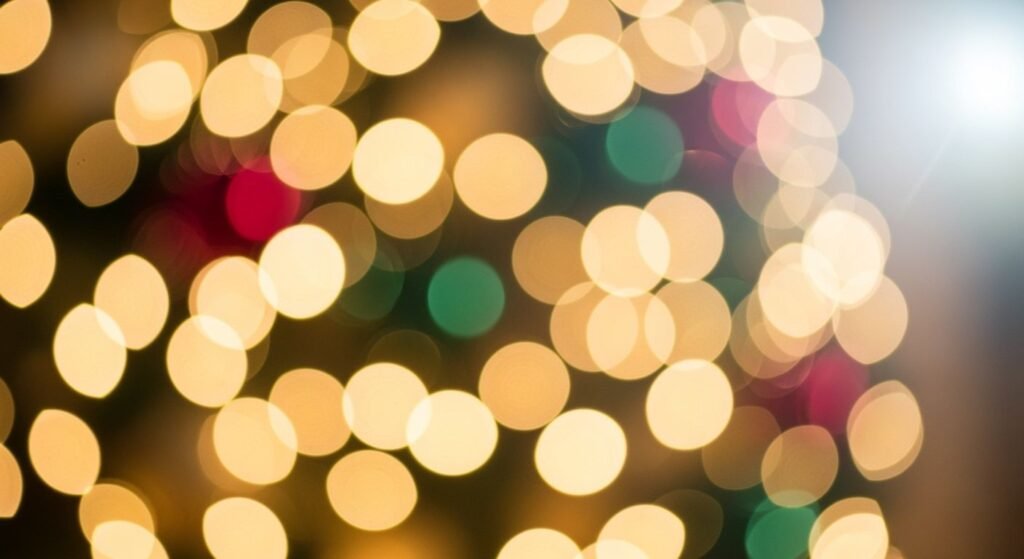 Light christmas background image 3