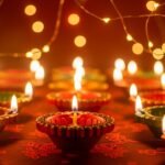 Light diwali background image 2