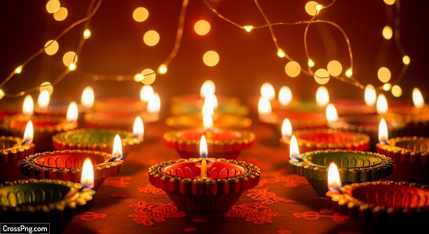 Light diwali background image 2