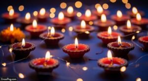Light diwali background image
