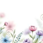 Light floral background image 2