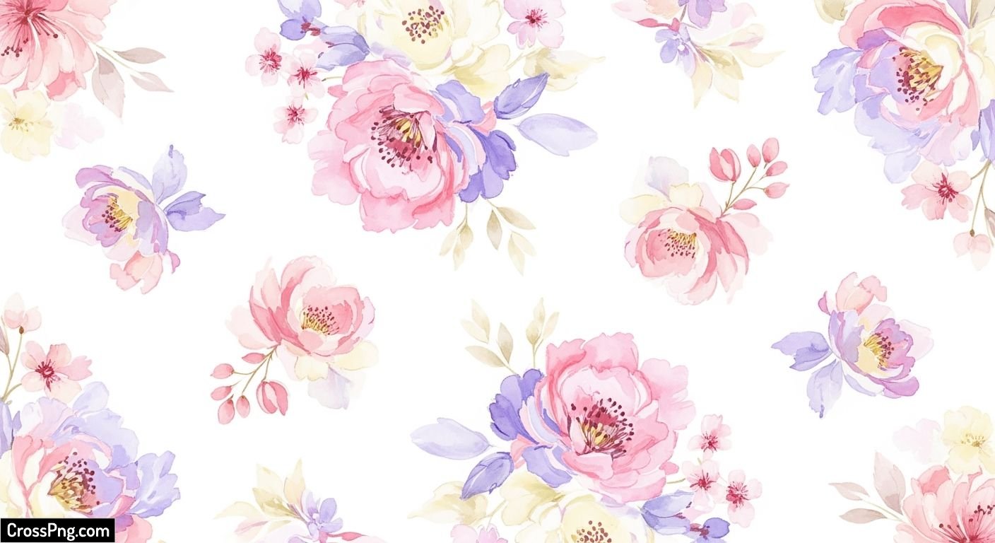 Light floral background image