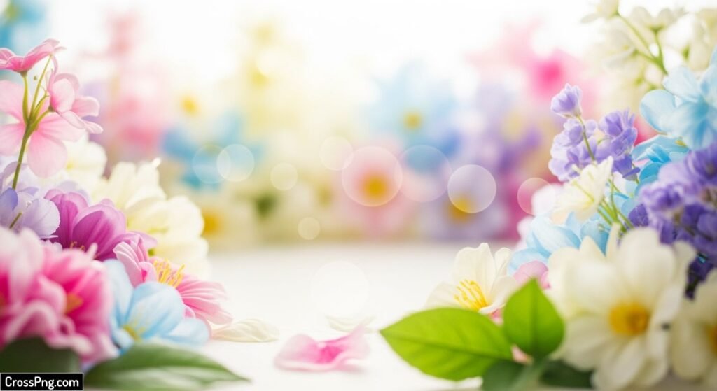Light flower background image