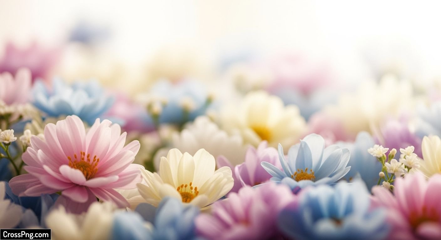 Light flower background image 3
