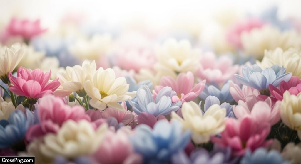 Light flower background image 4