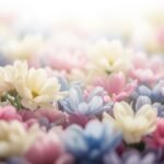 Light flower background image 4