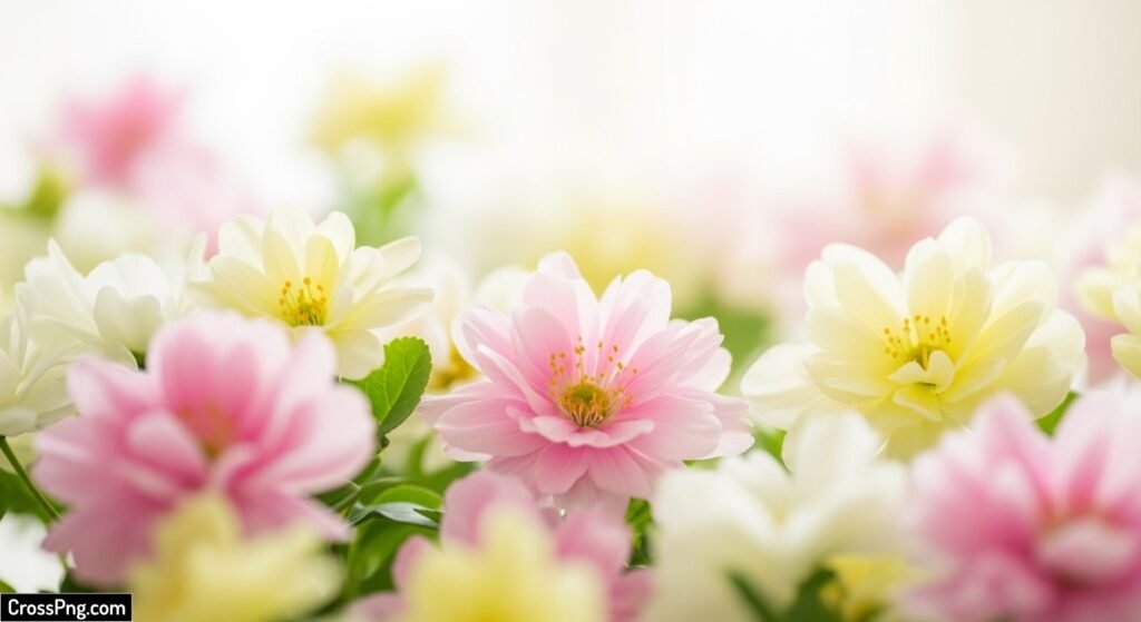 Light flower background image 6