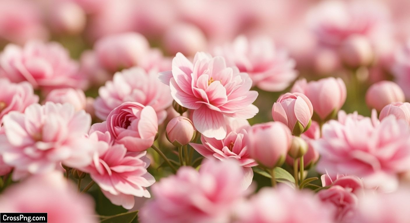 Light pink flower background image 3