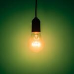 Lighting green background image