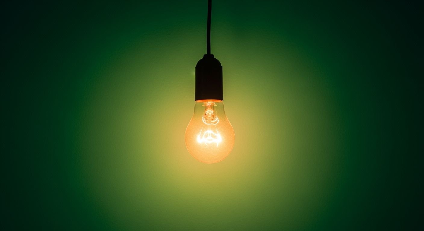 Lighting green background image
