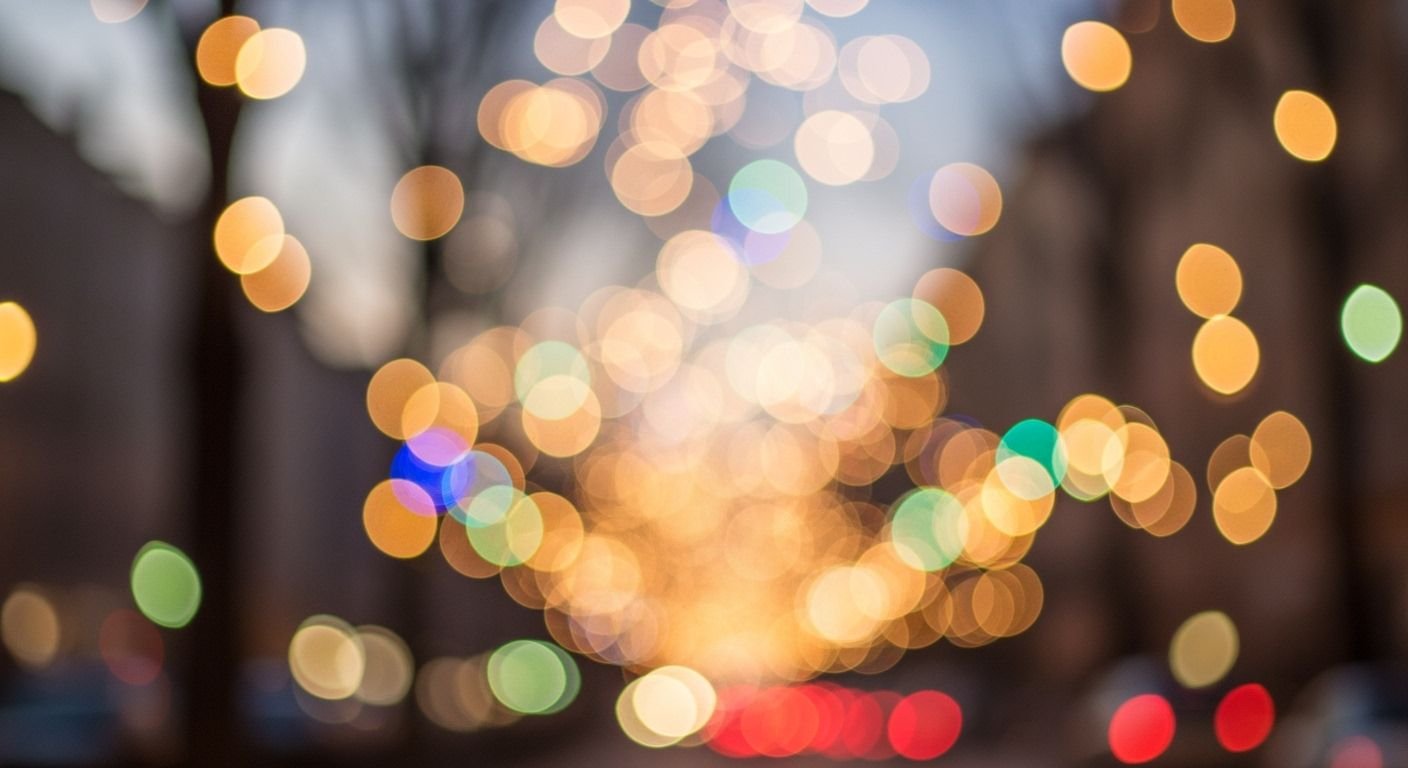 Lights bokeh video image 3