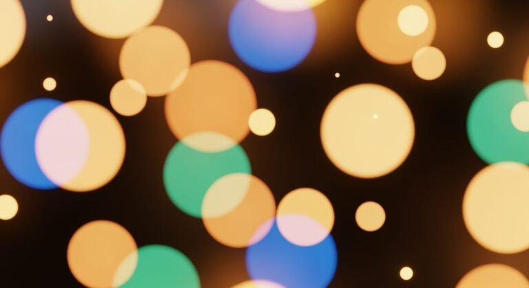 Lights bokeh video image 4