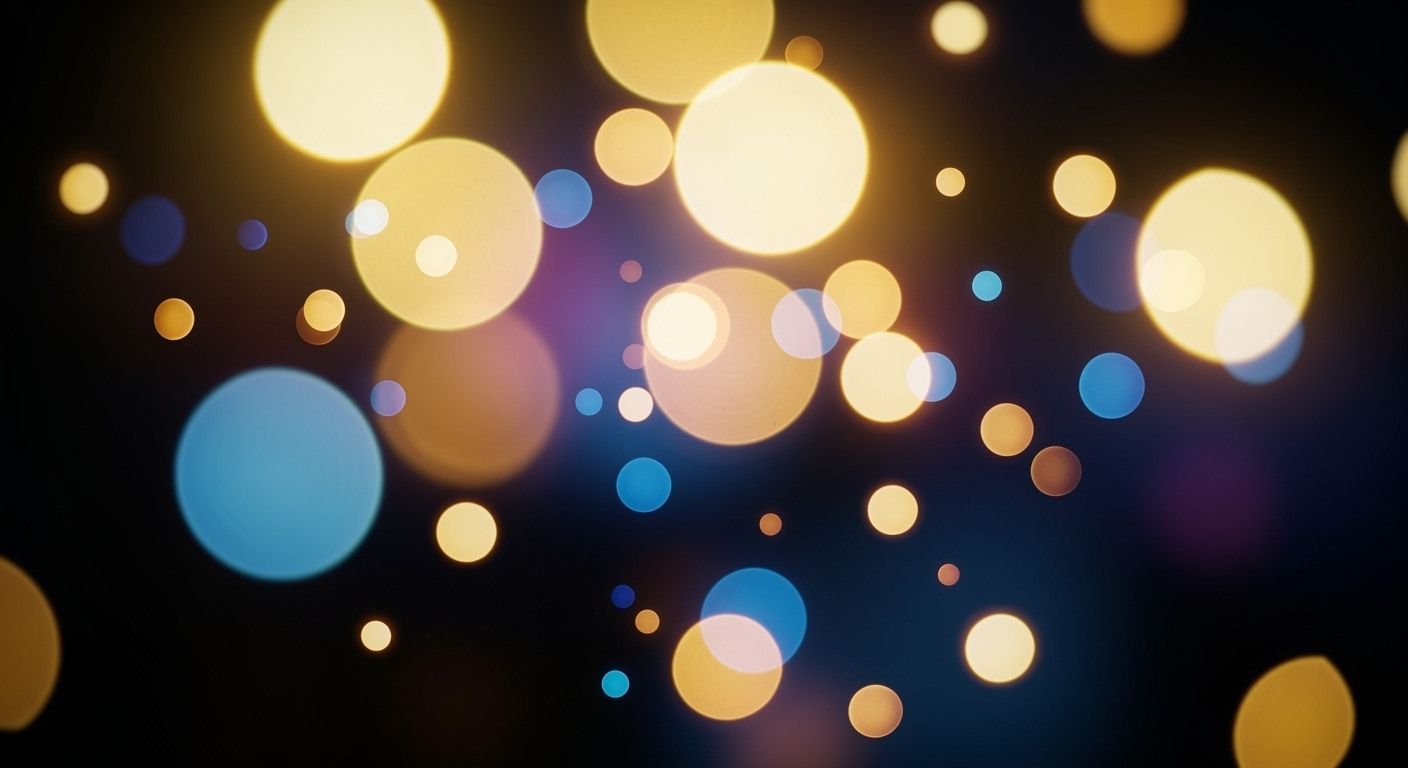 Lights bokeh video image