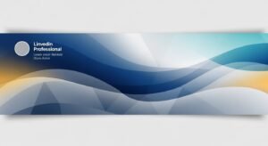 Linkedin background banner abstract image