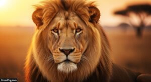 Lion background for editing image