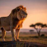 Lion background for editing image 2