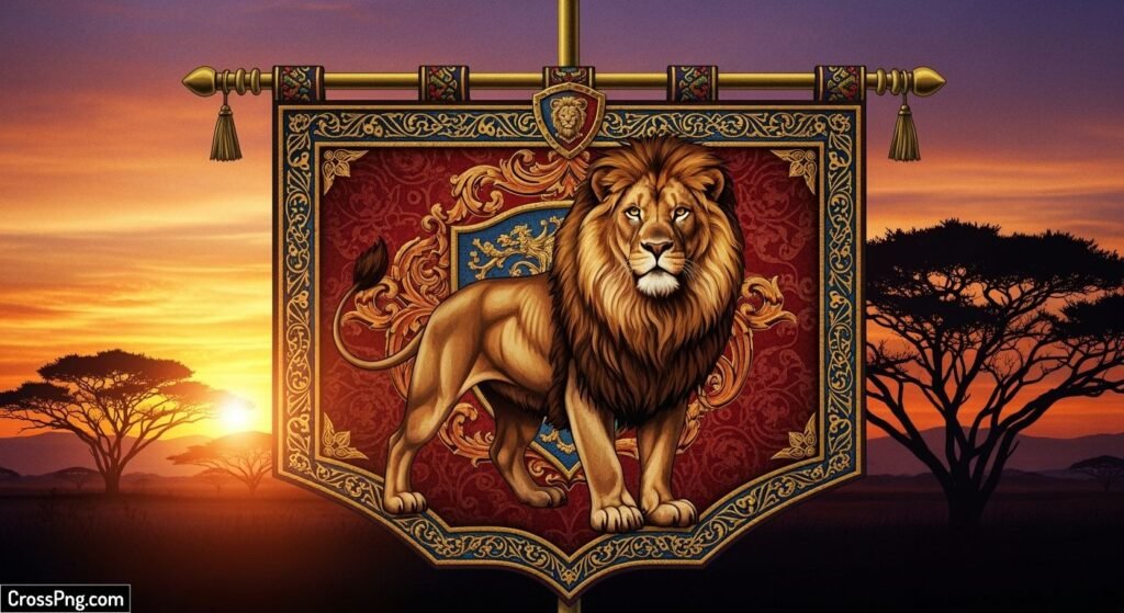 Lion banner background image