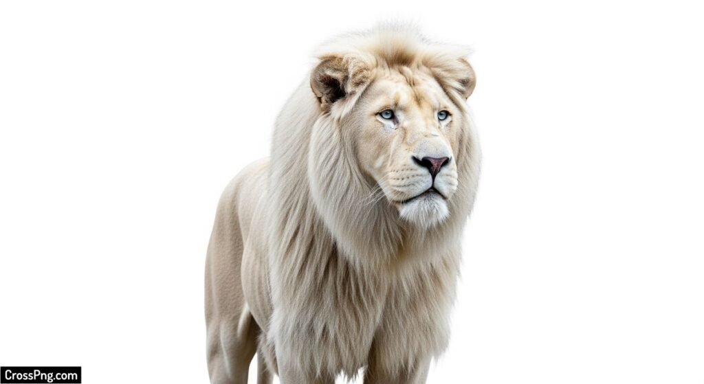 Lion white background image 3
