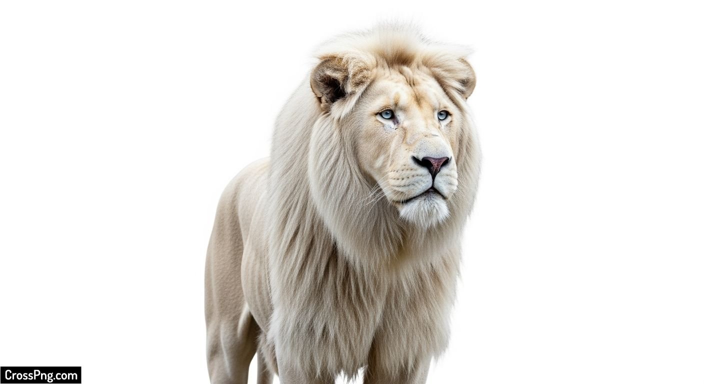 Lion white background image 3