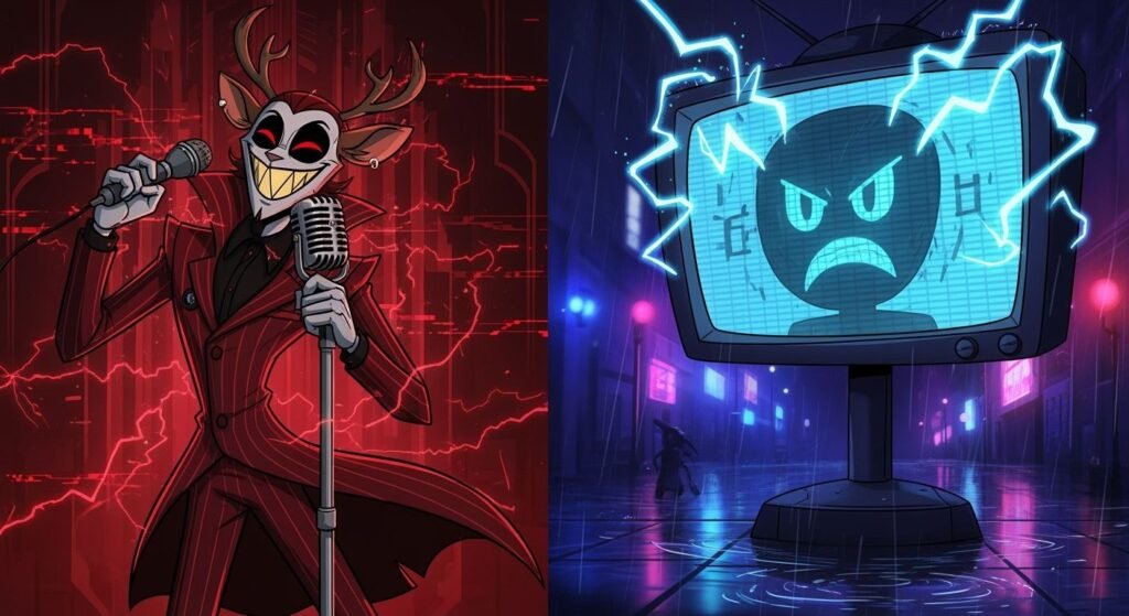 Live wallpaper alastor and vox image 4