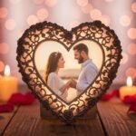 Love background photo frame image