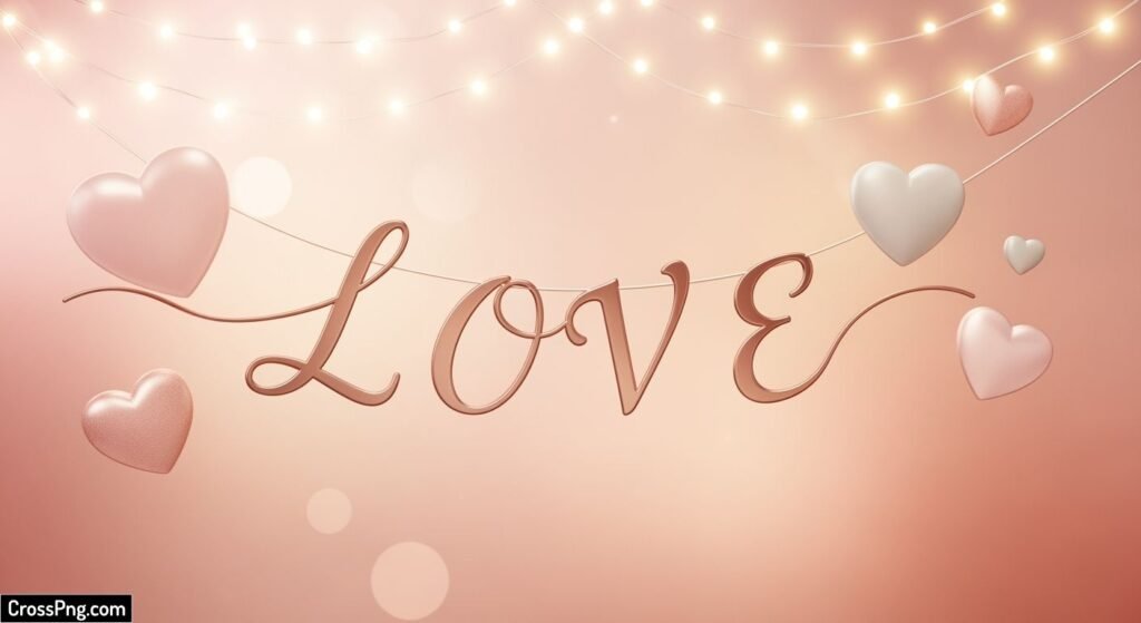 Love banner background image